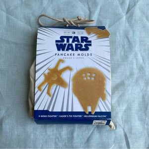 NWT Williams Sonoma Star Wars pancake molds Millenium Falcon X-Wing Tie Fighter